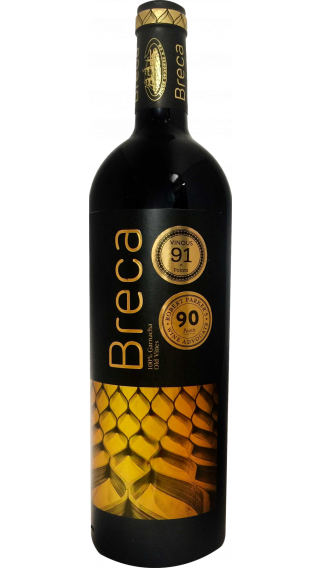 Bottle of Breca 2014 wine 750 ml