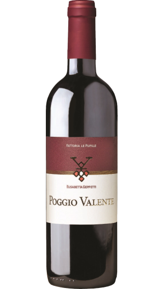Bottle of Fattoria Le Pupille Poggio Valente 2021 wine 750 ml