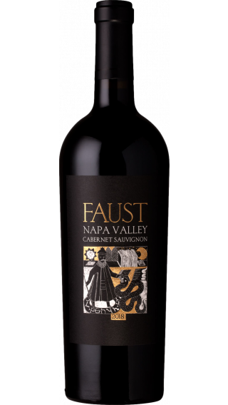 Bottle of Faust Cabernet Sauvignon 2018 wine 750 ml