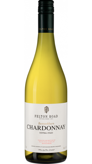 Bottle of Felton Road Bannockburn Chardonnay 2019 wine 750 ml