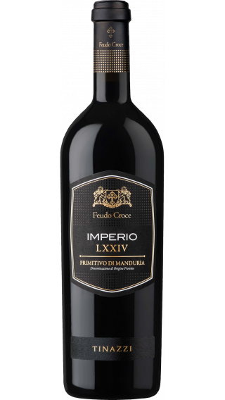 Bottle of Feudo Croci Imperio LXXIV Primitivo di Manduria 2019 wine 750 ml