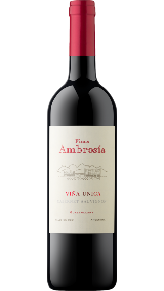 Bottle of Finca Ambrosia Vina Unica Cabernet Sauvignon 2019 wine 750 ml