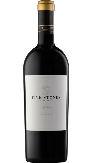 Bottle of Five Stones Virtuous 2020 wine 750 ml