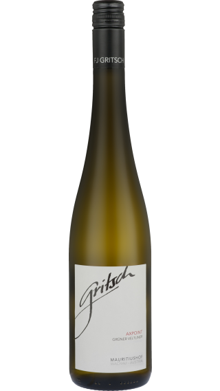 Bottle of FJ Gritsch Gruner Veltliner Axpoint Federspiel 2022 wine 750 ml