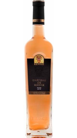 Bottle of Chateau de Berne Rose Cotes de Provence 2016 wine 750 ml