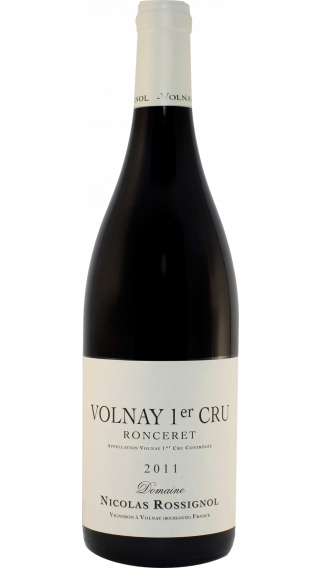 Bottle of Nicolas Rossignol Volnay 1er Cru Ronceret 2011 wine 750 ml