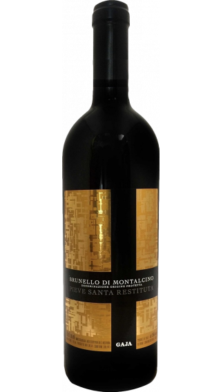Bottle of Gaja Pieve Santa Restituta Brunello di Montalcino 2016 wine 750 ml