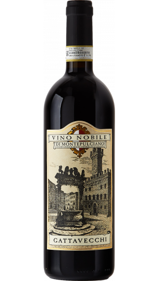 Bottle of Gattavecchi Vino Nobile di Montepulciano 2018 wine 750 ml