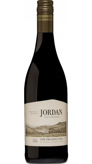 Bottle of Jordan The Prospector Syrah 2016 wine 750 ml