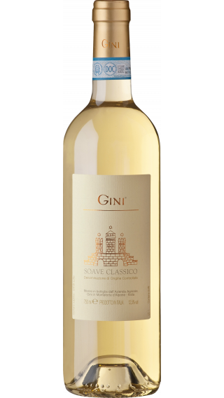 Bottle of Gini Soave Classico 2020 wine 750 ml