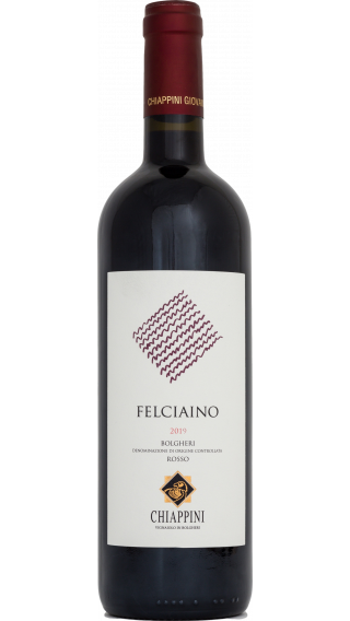 Bottle of Giovanni Chiappini Felciaino Bolgheri Rosso 2019 wine 750 ml