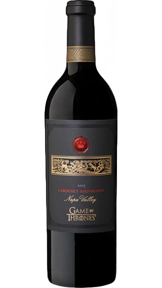 Bottle of Game of Thrones Cabernet Sauvignon 2015 wine 750 ml