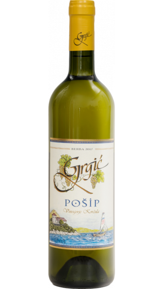 Bottle of Grgic Posip 2018 wine 750 ml
