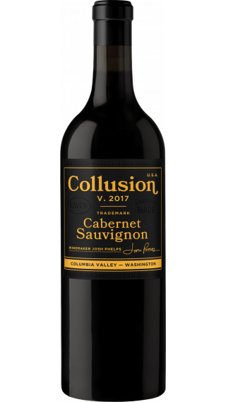 Bottle of Grounded Wine Company Collusion Cabernet Sauvignon 2017 wine 750 ml