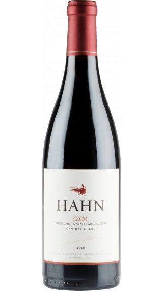 Bottle of Hahn GSM 2016 wine 750 ml