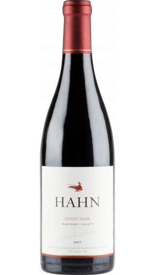 Bottle of Hahn Pinot Noir 2017 wine 750 ml