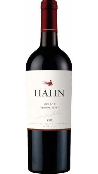 Bottle of Hahn Merlot 2017 wine 750 ml