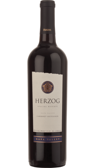 Bottle of Herzog Napa Valley Special Reserve Cabernet Savuignon 2019 wine 750 ml