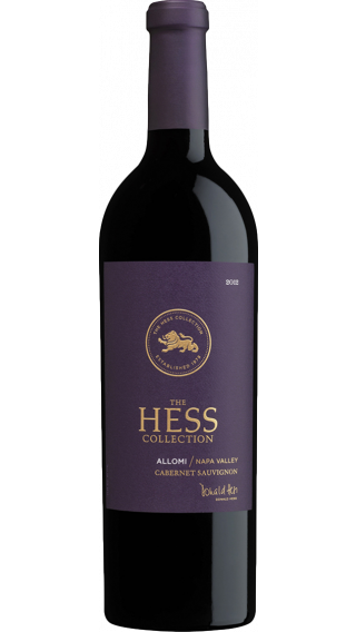 Bottle of Hess Collection Allomi Vineyard Cabernet Sauvignon 2018 wine 750 ml