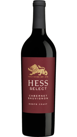 Bottle of Hess Select Cabernet Sauvignon 2018 wine 750 ml