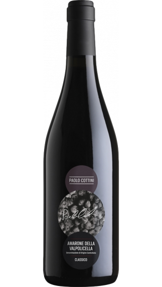 Bottle of Paolo Cottini Amarone della Valpolicella 2016 wine 750 ml