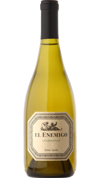 Bottle of El Enemigo Chardonnay 2021 wine 750 ml