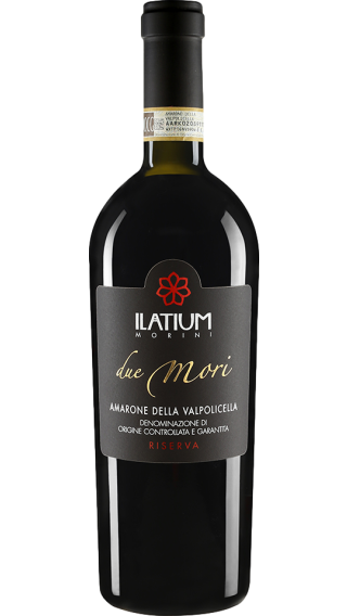 Bottle of Ilatium Morini Amarone della Valpolicella Riserva Due Mori 2015 wine 750 ml