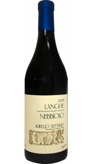Bottle of Aurelio Settimo Langhe Nebbiolo 2013 wine 750 ml