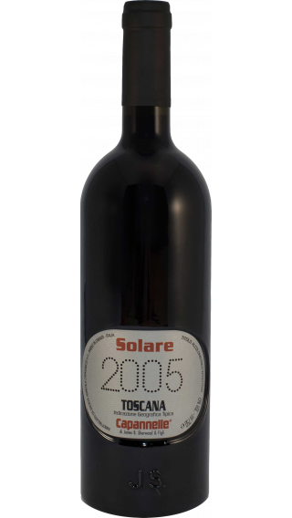 Bottle of Capannelle Solare 2005 wine 750 ml