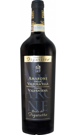 Bottle of Corte Figaretto Amarone della Valpolicella Valpantena 2012 wine 750 ml