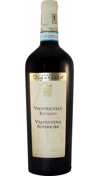 Bottle of Corte Figaretto Valpolicella Ripasso Valpantena Superiore 2014 wine 750 ml