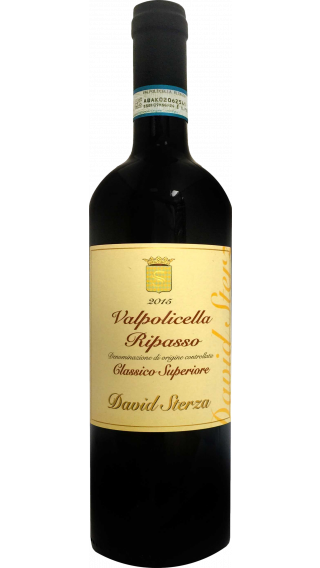 Bottle of David Sterza Valpolicella Classico Superiore Ripasso 2018 wine 750 ml