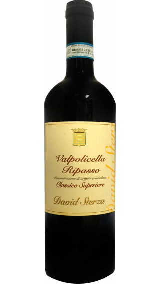 Bottle of David Sterza Valpolicella Classico Superiore Ripasso 2019 wine 750 ml