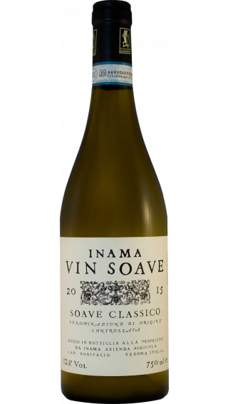 Bottle of Inama Vin Soave Classico 2015 wine 750 ml