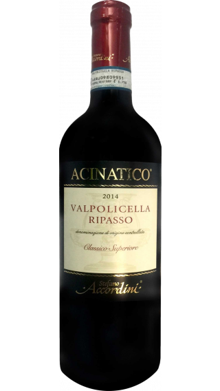 Bottle of Stefano Accordini Valpolicella Ripasso Acinatico Classico 2014 wine 750 ml