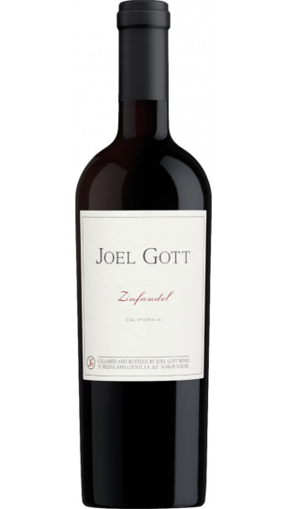 Bottle of Joel Gott Zinfandel 2018 wine 750 ml