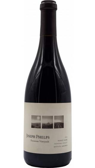 Bottle of Joseph Phelps Pinot Noir Freestone Vineyard 2014 wine 750 ml