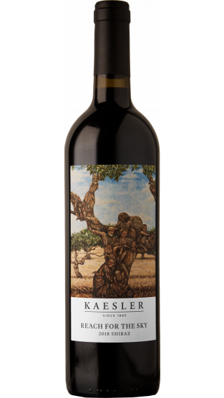 Bottle of Kaesler Reach For The Sky Shiraz 2018 wine 750 ml