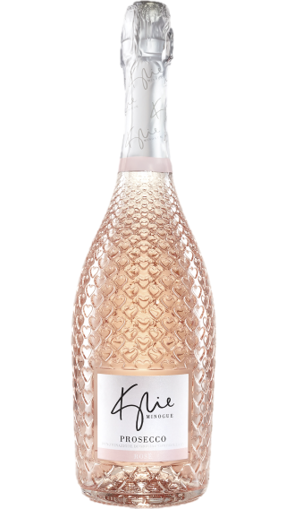 Bottle of Kylie Minogue Prosecco Rose wine 750 ml