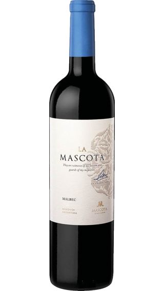 Bottle of La Mascota Malbec 2020 wine 750 ml