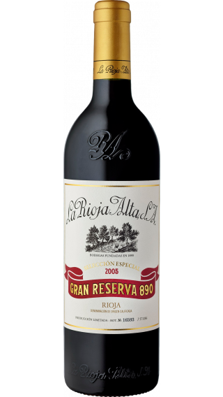 Bottle of La Rioja Alta Gran Reserva 890 2005 wine 750 ml