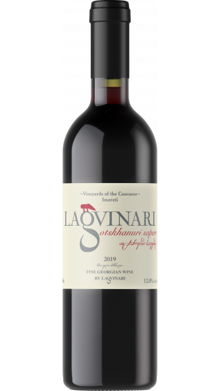 Bottle of Lagvinari Otskhanuri Sapere 2019 wine 750 ml