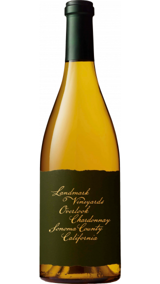 Bottle of Landmark Vineyards Overlook Chardonnay 2019 wine 750 ml