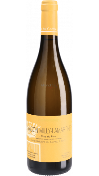 Bottle of Les Heritiers du Comte Lafon Macon Milly Lamartine Clos du Four 2018 wine 750 ml