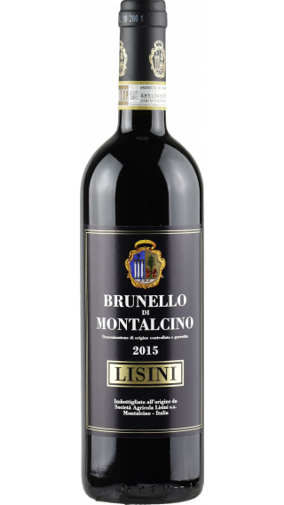 Bottle of Lisini Brunello di Montalcino 2015 wine 750 ml