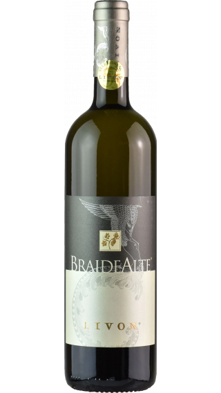 Bottle of Livon Braide Alte 2018 wine 750 ml