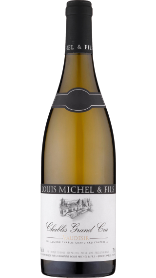 Bottle of Louis Michel & Fils Chablis Grand Cru Vaudesir 2021 wine 750 ml