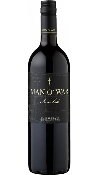 Bottle of Man O' War Ironclad 2018 wine 750 ml