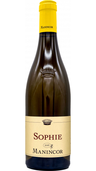 Bottle of Manincor Sophie Chardonnay V.S. 2016 wine 750 ml