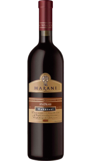 Bottle of Marani Mukuzani 2019 wine 750 ml